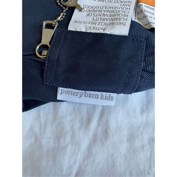 Pottery Barn Kids Anywhere Beanbag™ Navy Twill Slipcover - Picture 2 of 7